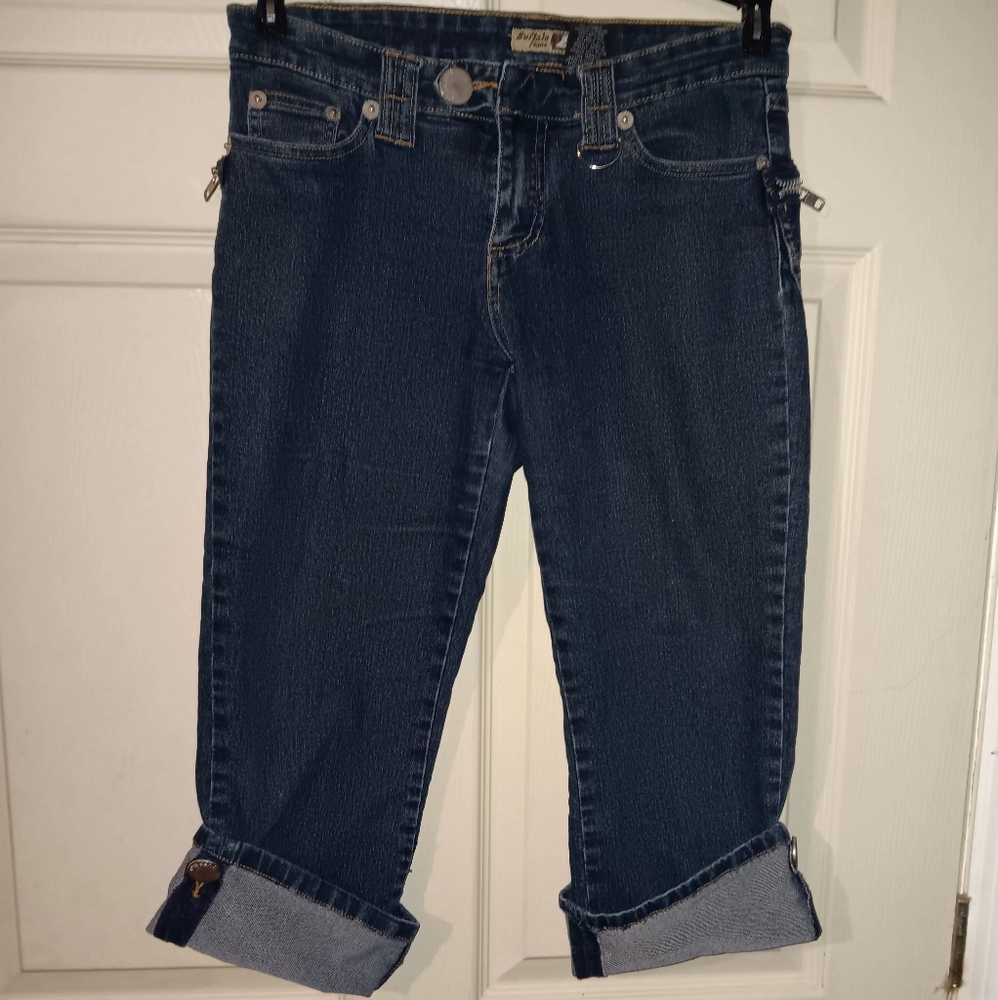 Buffalo Jeans Dark Blue Women's Capri Jeans Sz 9/10